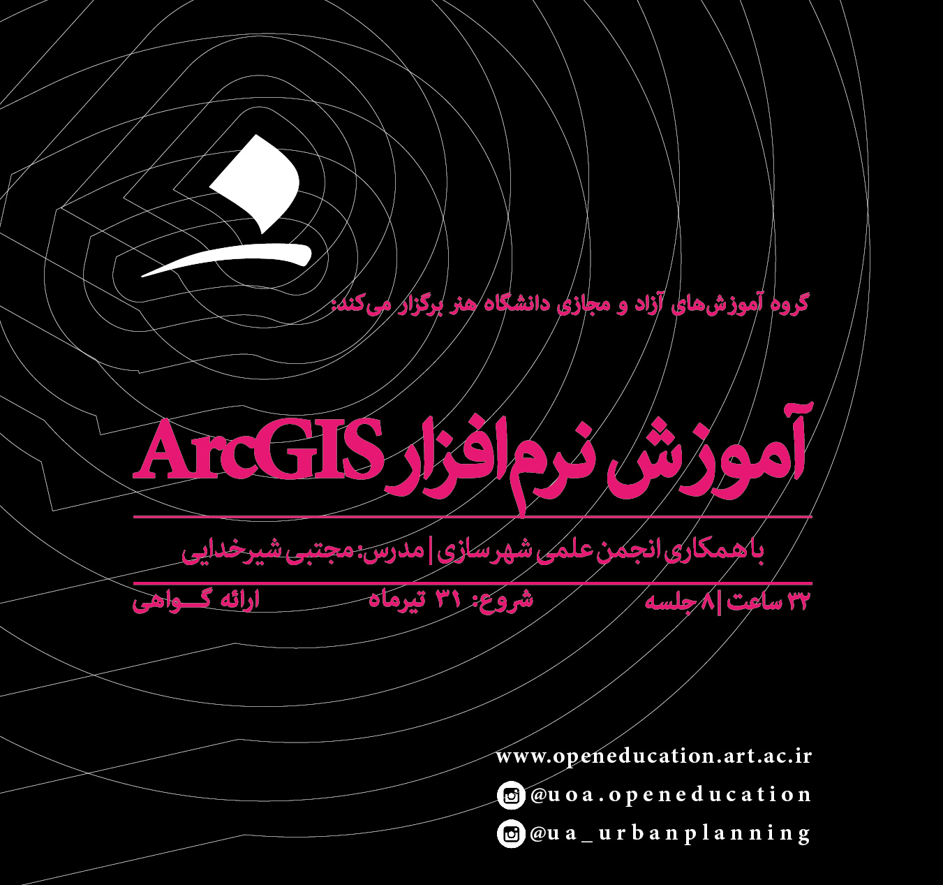 آموزش نرم‌افزار ArcGIS