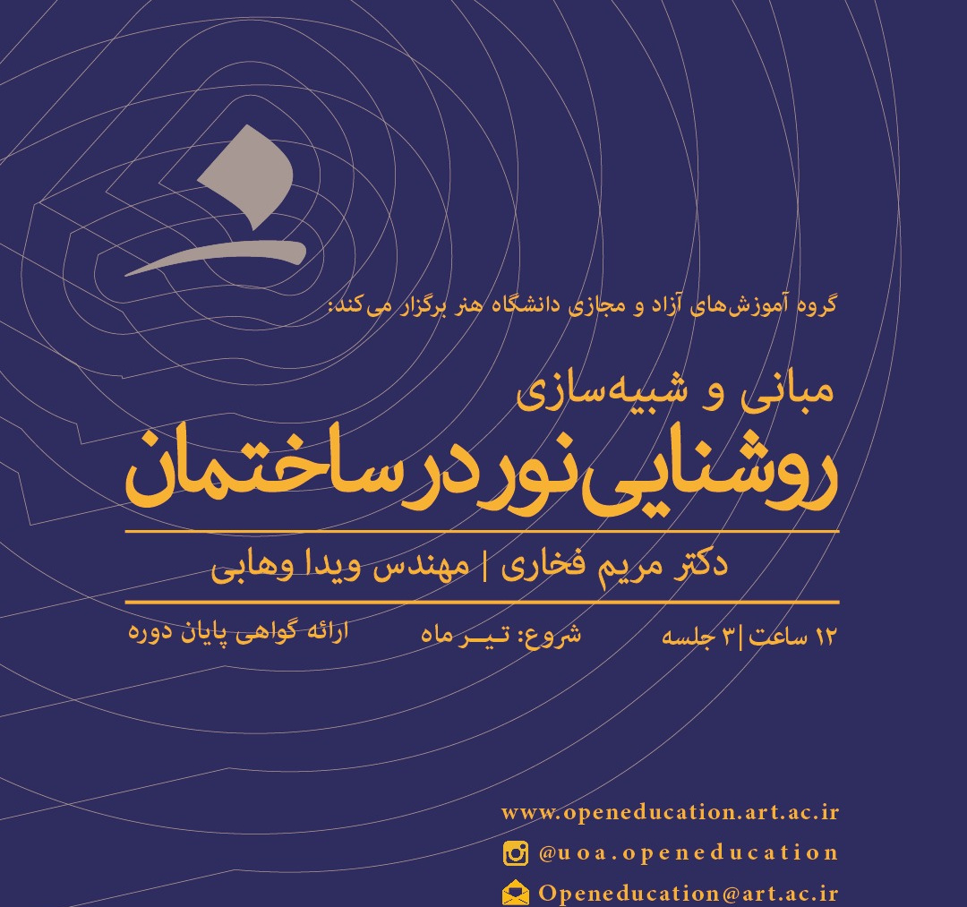 مبانی و شبیه‌سازی روشنایی در ساختمان